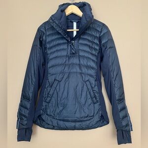 {Lululemon} Down For A Run Pullover Jacket II in Inkwell - Womens 2